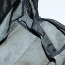 PRADA Boston Bag Nylon Black Silver Auth 136533-20