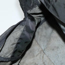 PRADA Boston Bag Nylon Black Silver Auth 136533-21