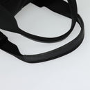 PRADA Boston Bag Nylon Black Silver Auth 136533-7