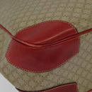 CELINE Macadam Canvas Tote Bag PVC Beige Gold Auth 136536-9