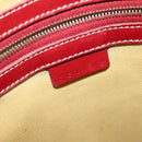 CELINE Macadam Canvas Tote Bag PVC Beige Gold Auth 136536-17