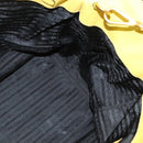 PRADA Tote Bag Leather 2way Yellow Gold Auth 136537-22