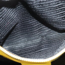 PRADA Tote Bag Leather 2way Yellow Gold Auth 136537-25