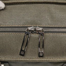 LOEWE Anagram Amazona 32 Hand Bag Leather Khaki Silver Auth 136539-18