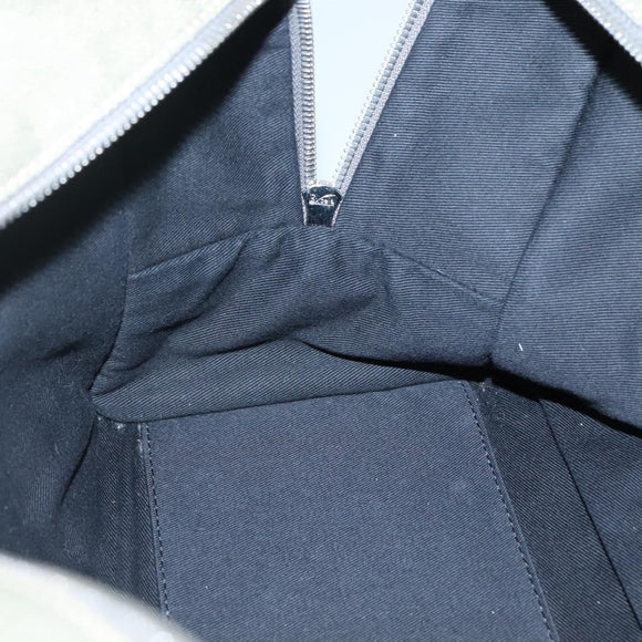 LOEWE Anagram Amazona 32 Hand Bag Leather Khaki Silver Auth 136539