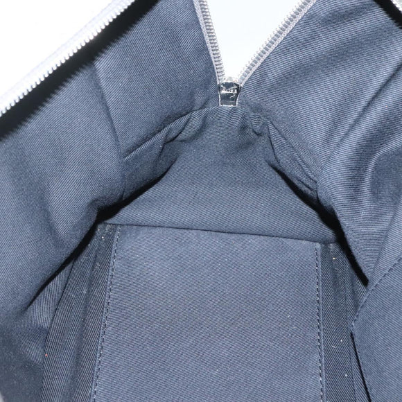 LOEWE Anagram Amazona 32 Hand Bag Leather Khaki Silver Auth 136539