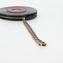 CHANEL Pouch Patent leather Black CC Auth 136541M-7