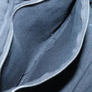 HERMES Fourre Tout PM Hand Bag Canvas Black Gray Auth 136542-11