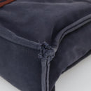 HERMES Fourre Tout MM Hand Bag Canvas Navy Auth 136543-16