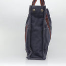 HERMES Fourre Tout MM Hand Bag Canvas Navy Auth 136543-3
