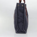 HERMES Fourre Tout MM Hand Bag Canvas Navy Auth 136543-4