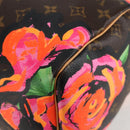 LOUIS VUITTON Monogram Rose Speedy 30 Hand Bag Orange Pink M48610 Auth 136544V-17