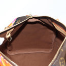 LOUIS VUITTON Monogram Rose Speedy 30 Hand Bag Orange Pink M48610 Auth 136544V-20