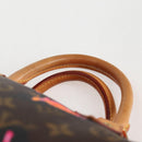 LOUIS VUITTON Monogram Rose Speedy 30 Hand Bag Orange Pink M48610 Auth 136544V-8