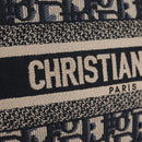 Christian Dior Trotter Canvas Hand Bag Navy Auth 136545M-14