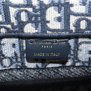 Christian Dior Trotter Canvas Hand Bag Navy Auth 136545M-16