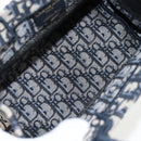 Christian Dior Trotter Canvas Hand Bag Navy Auth 136545M-17