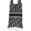Christian Dior Trotter Canvas Hand Bag Navy Auth 136545M-5