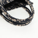 Christian Dior Trotter Canvas Hand Bag Navy Auth 136545M-7