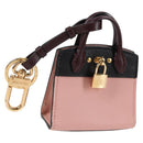LOUIS VUITTON City Steamer Charm Leather Pink MP1787 LV Auth 136548M-1
