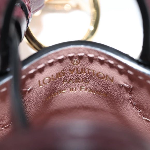 LOUIS VUITTON City Steamer Charm Leather Pink MP1787 LV Auth 136548M