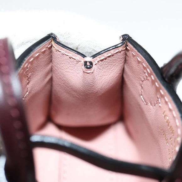 LOUIS VUITTON City Steamer Charm Leather Pink MP1787 LV Auth 136548M