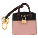 LOUIS VUITTON City Steamer Charm Leather Pink MP1787 LV Auth 136548M-13