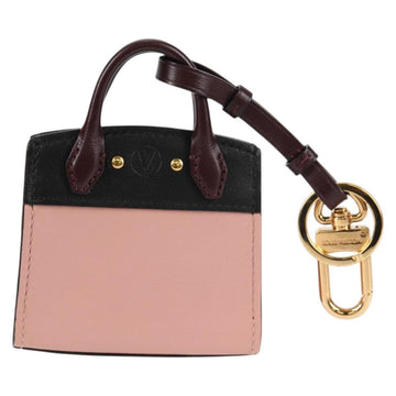 LOUIS VUITTON City Steamer Charm Leather Pink MP1787 LV Auth 136548M - 0