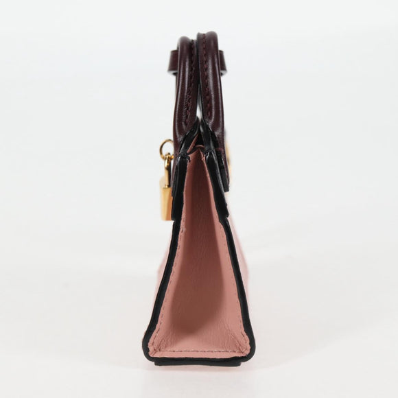 LOUIS VUITTON City Steamer Charm Leather Pink MP1787 LV Auth 136548M