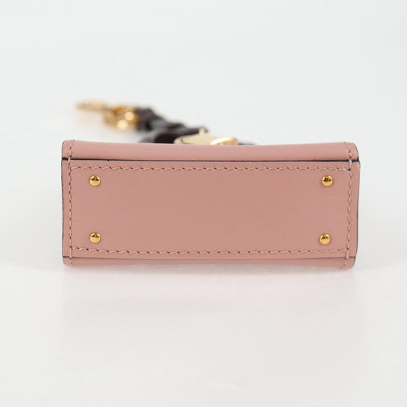 LOUIS VUITTON City Steamer Charm Leather Pink MP1787 LV Auth 136548M