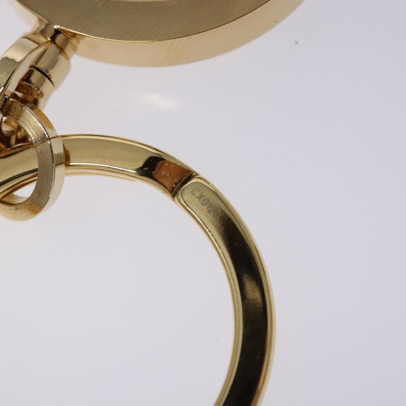 LOUIS VUITTON Porte Cles Swing Key Holder metal Gold M65997 LV Auth 136550