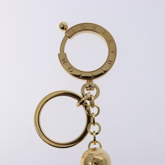 LOUIS VUITTON Porte Cles Swing Key Holder metal Gold M65997 LV Auth 136550
