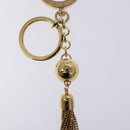 LOUIS VUITTON Porte Cles Swing Key Holder metal Gold M65997 LV Auth 136550-4