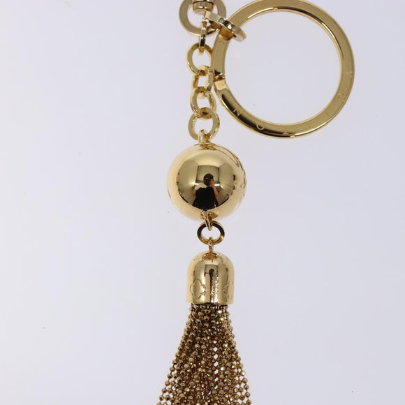 LOUIS VUITTON Porte Cles Swing Key Holder metal Gold M65997 LV Auth 136550