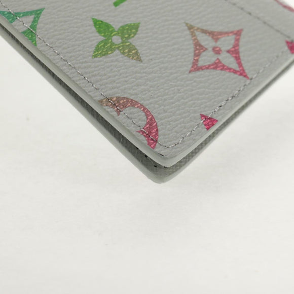 LOUIS VUITTON Multicolor Organizer De Poch Card Case Gray M13910 LV Auth 136560SAM