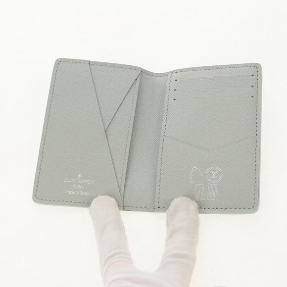 LOUIS VUITTON Multicolor Organizer De Poch Card Case Gray M13910 LV Auth 136560SAM