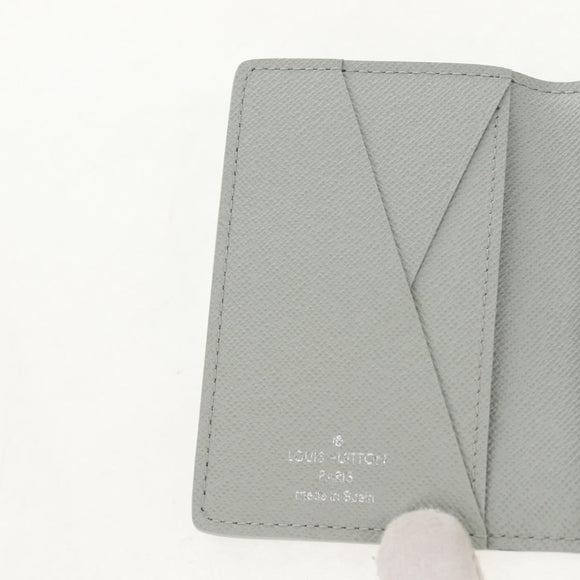 LOUIS VUITTON Multicolor Organizer De Poch Card Case Gray M13910 LV Auth 136560SAM