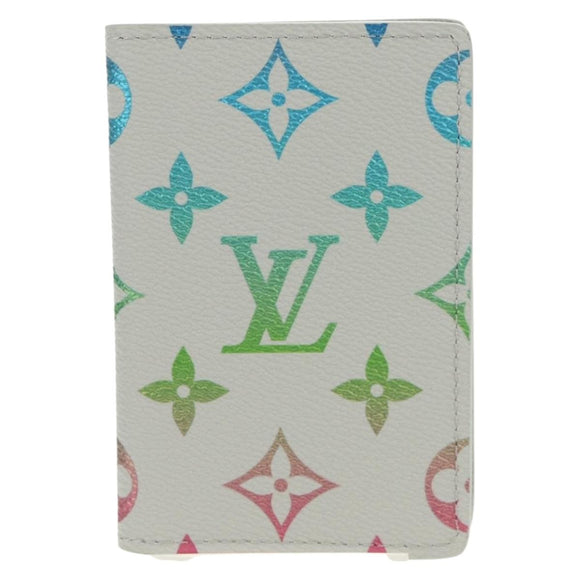 LOUIS VUITTON Multicolor Organizer De Poch Card Case Gray M13910 LV Auth 136560SAM