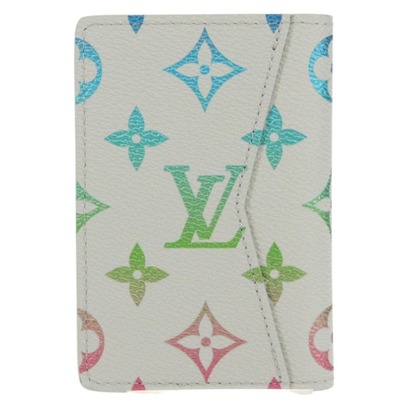 LOUIS VUITTON Multicolor Organizer De Poch Card Case Gray M13910 LV Auth 136560SAM