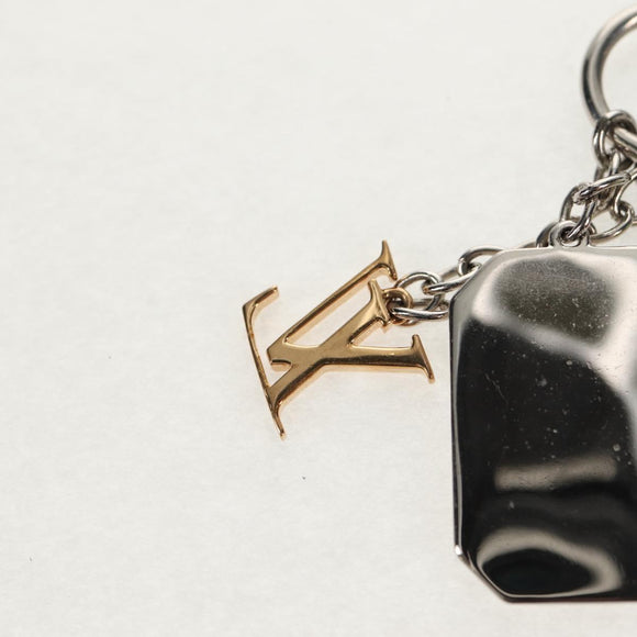 LOUIS VUITTON Shell Necklace metal Silver M01495 LV Auth 136561M