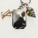 LOUIS VUITTON Shell Necklace metal Silver M01495 LV Auth 136561M-10