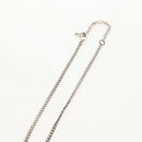 LOUIS VUITTON Shell Necklace metal Silver M01495 LV Auth 136561M-16