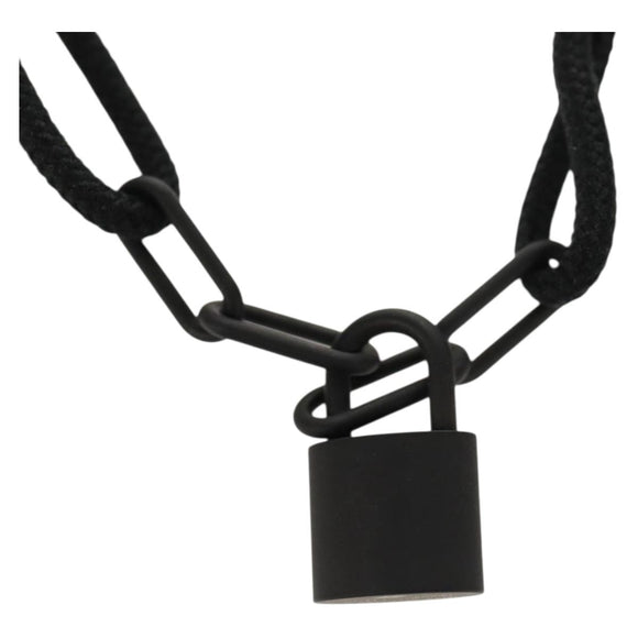 LOUIS VUITTON Lockit Virgil Abloh Bracelet Titanium Black Q05270 LV Auth 136563M