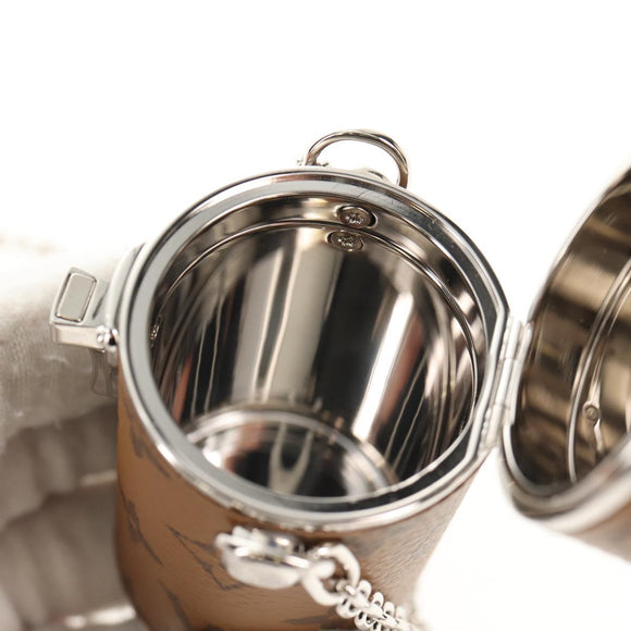 LOUIS VUITTON Monogram Reverse Lipstick Case Cosmetic Pouch MP2407 Auth 136564M