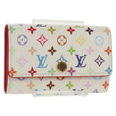 LOUIS VUITTON Multicolor LVxTM Multicles 6 Key Case White M14092 LV Auth 136566M-1
