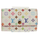 LOUIS VUITTON Multicolor LVxTM Multicles 6 Key Case White M14092 LV Auth 136566M-13