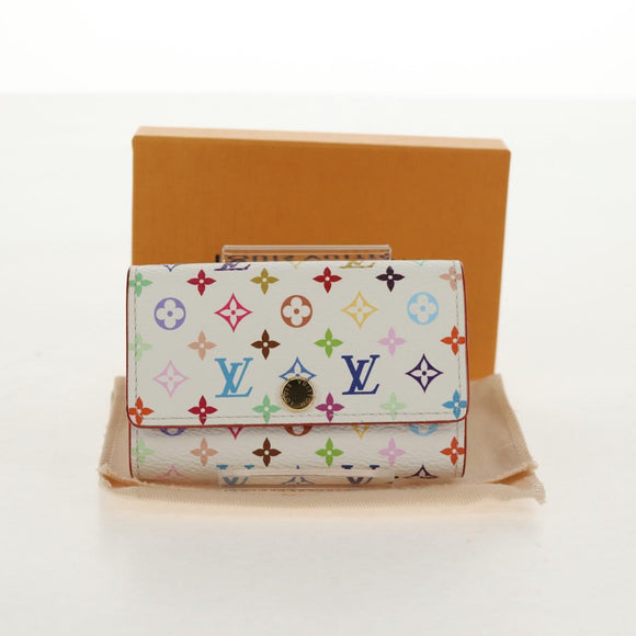 LOUIS VUITTON Multicolor LVxTM Multicles 6 Key Case White M14092 LV Auth 136566M