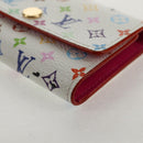 LOUIS VUITTON Multicolor LVxTM Multicles 6 Key Case White M14092 LV Auth 136566M-14