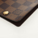 LOUIS VUITTON Damier Ebene Porte Cartes ID Bandouliere Case N60016 Auth 136567V-16