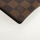 LOUIS VUITTON Damier Ebene Porte Cartes ID Bandouliere Case N60016 Auth 136567V-17